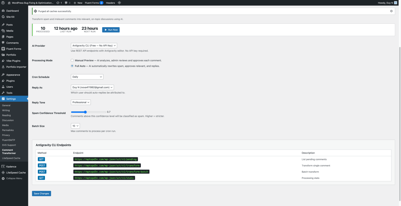 Smart Comment Transformer