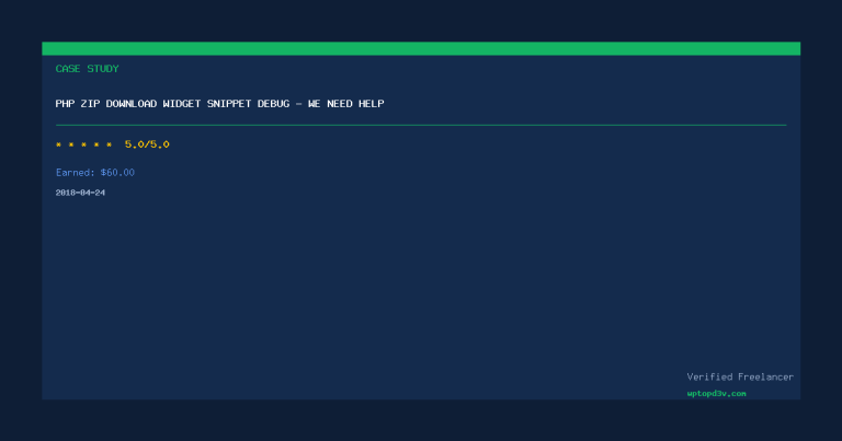 PHP Zip Download Widget Snippet Debug – We Need Help