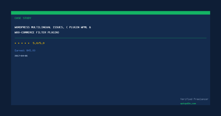 WordPress multilingual issues. ( plugin WPML & woo-commerce filter plugin)