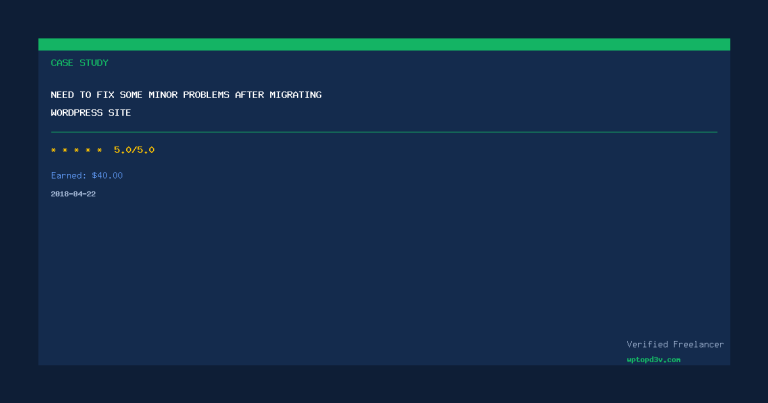 Need to fix some minor problems after migrating WordPress site